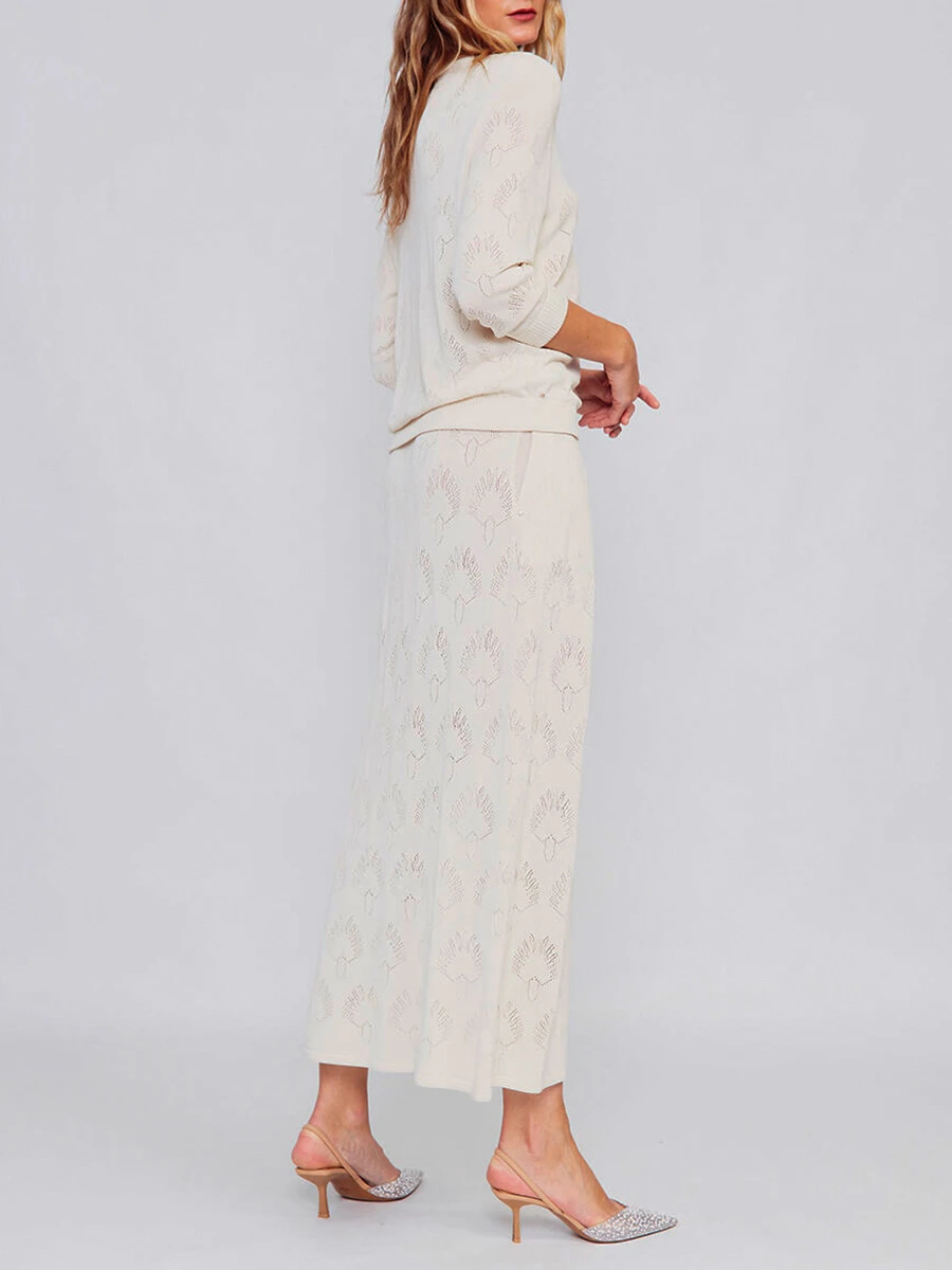 Юбка из шелка и вискозы