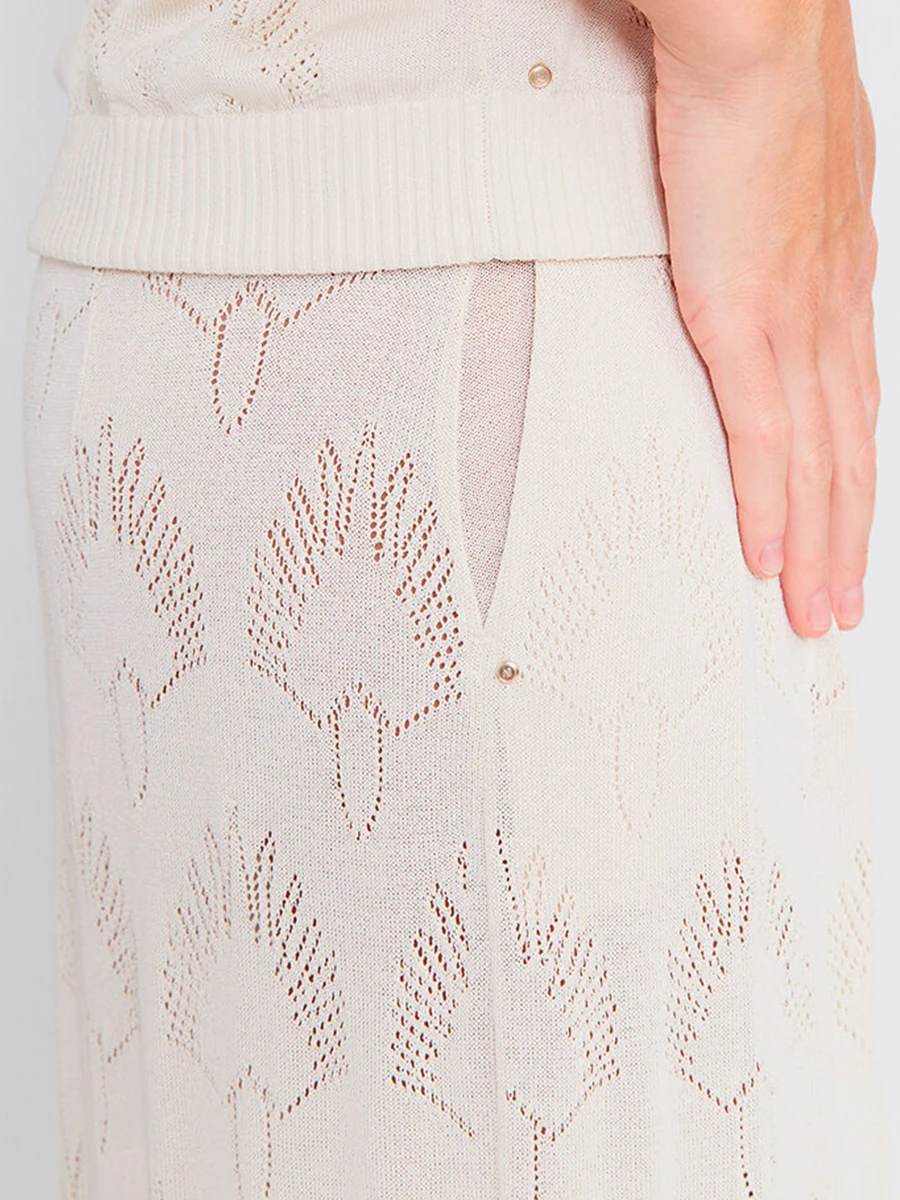 Юбка из шелка и вискозы