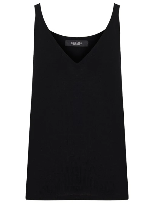 Топ из шелка и вискозы FREE AGE