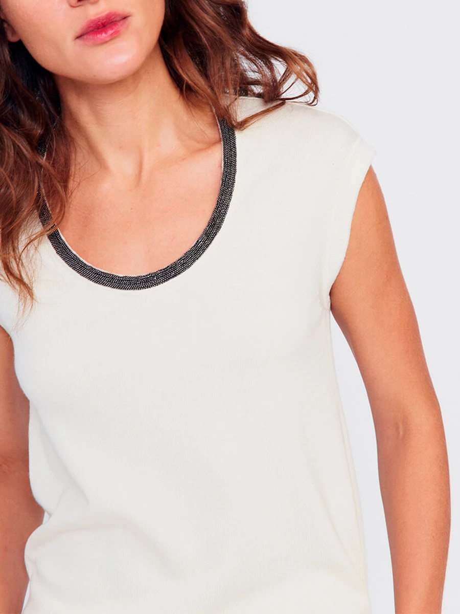 Топ шелковый