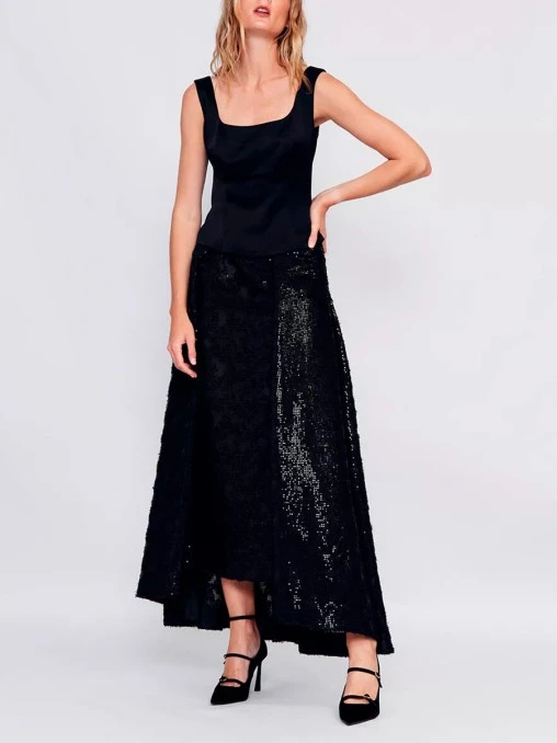 Топ шелковый FREE AGE