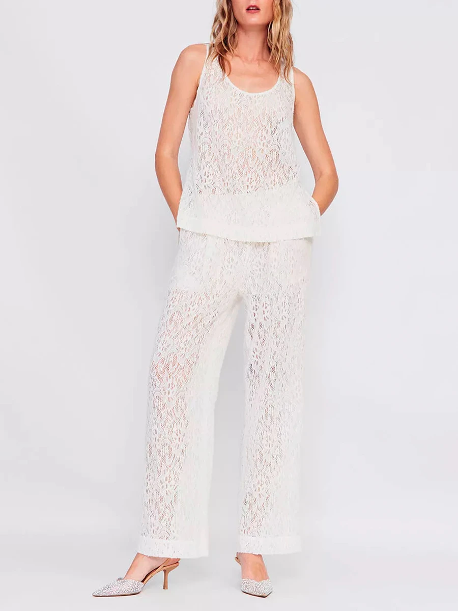 Топ кружевной