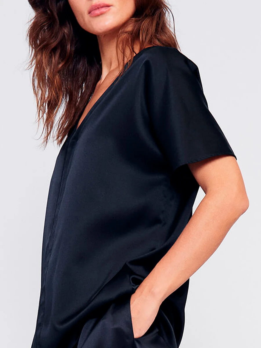 Топ шелковый