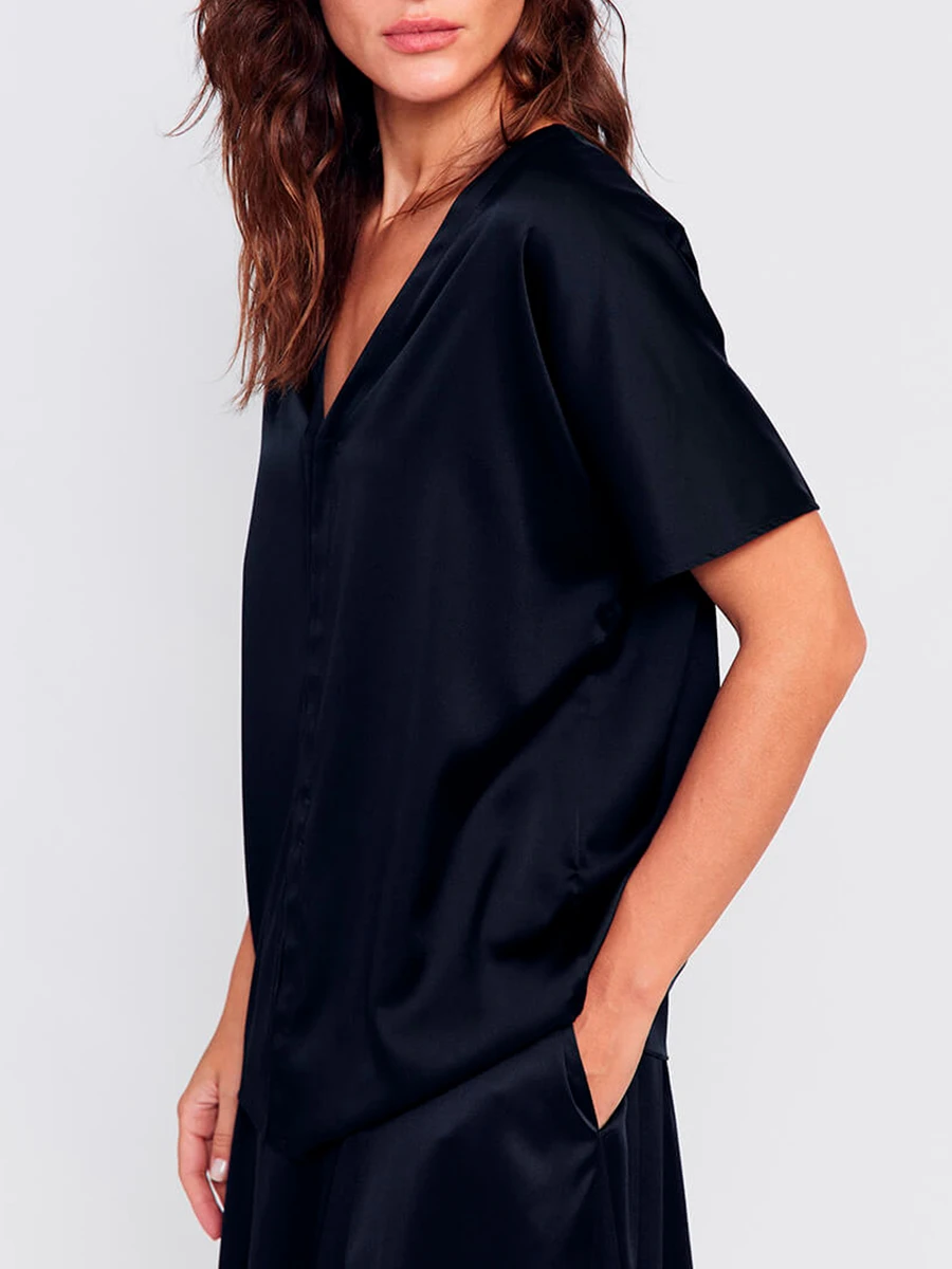 Топ шелковый