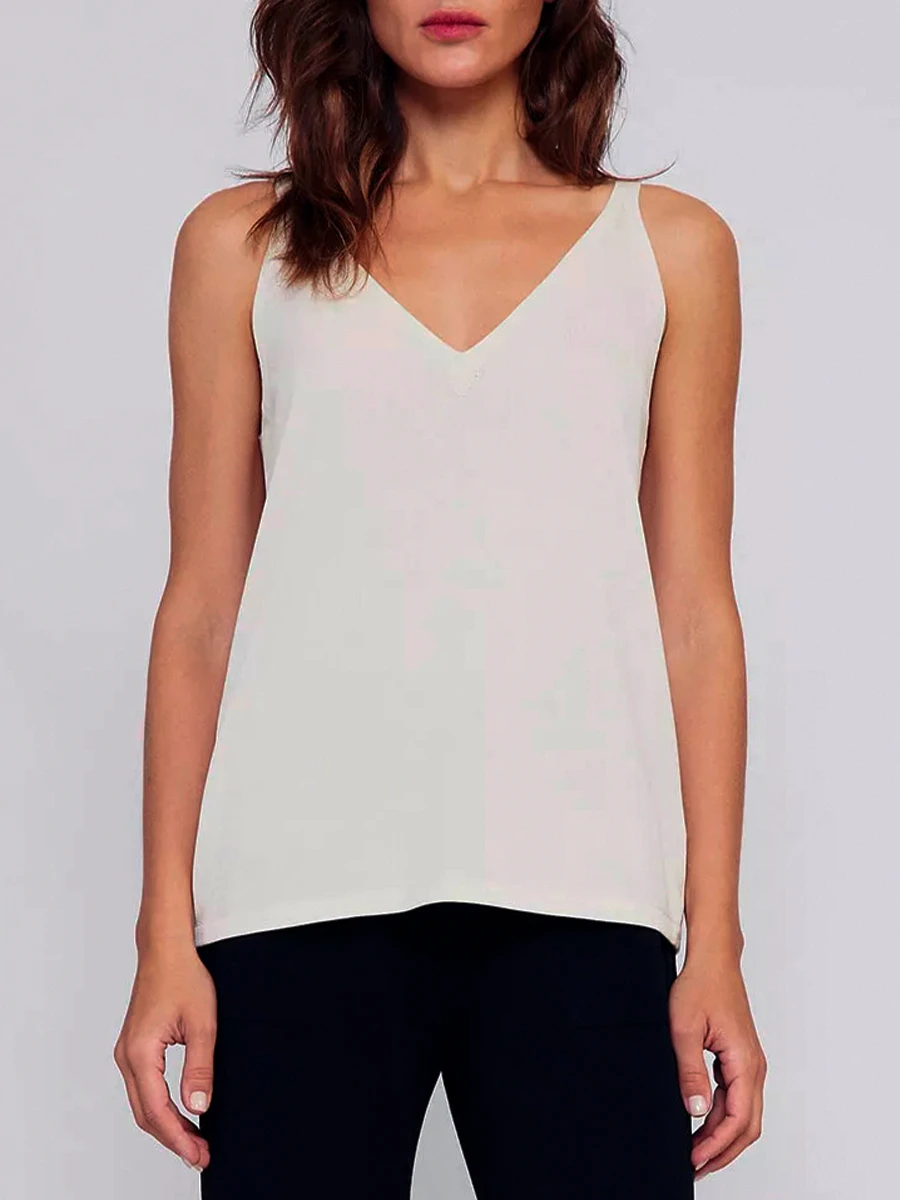 Топ из шелка и вискозы