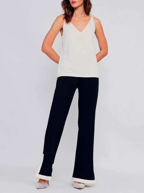 Топ из шелка и вискозы FREE AGE