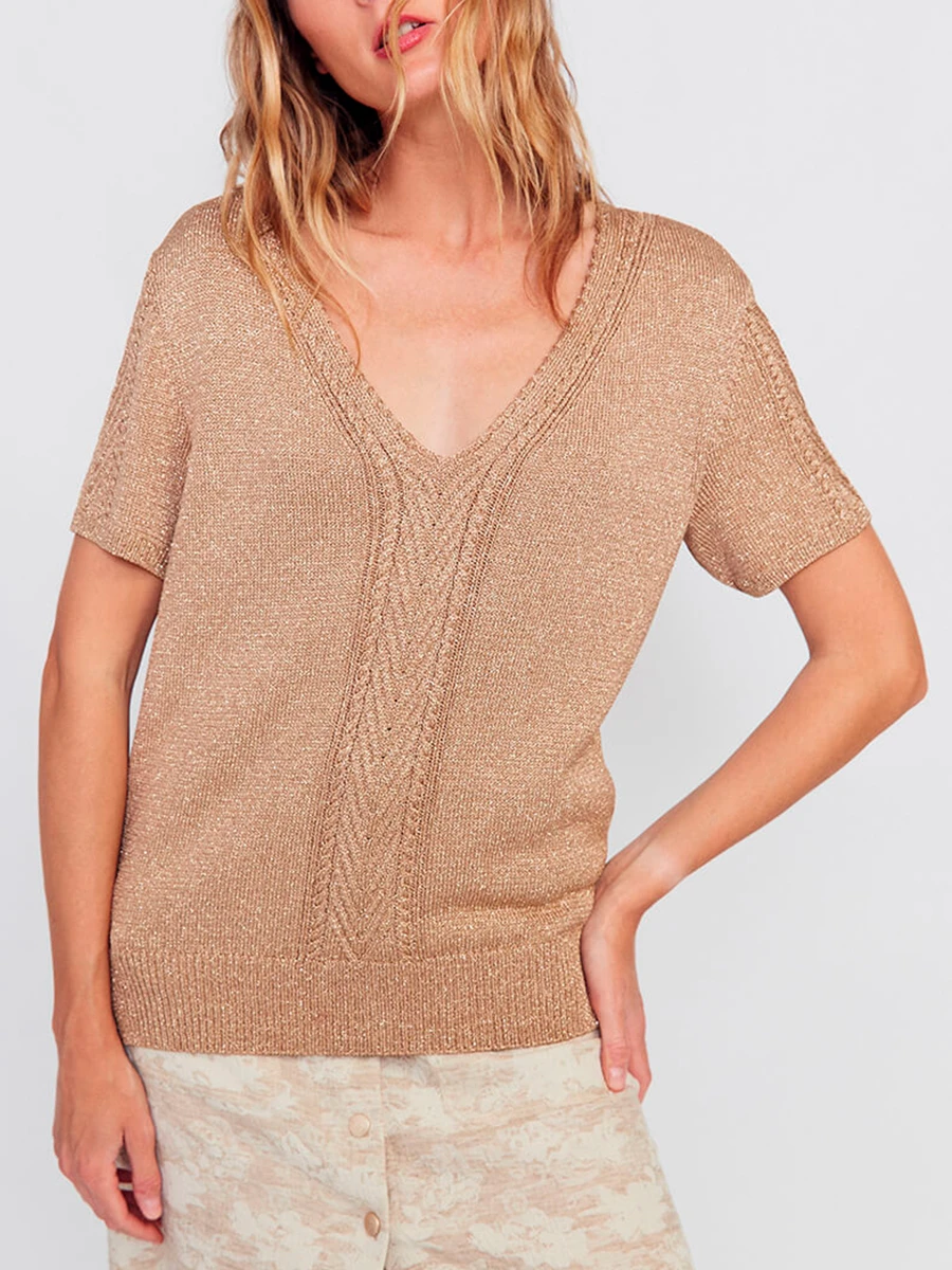 Пуловер из вискозы