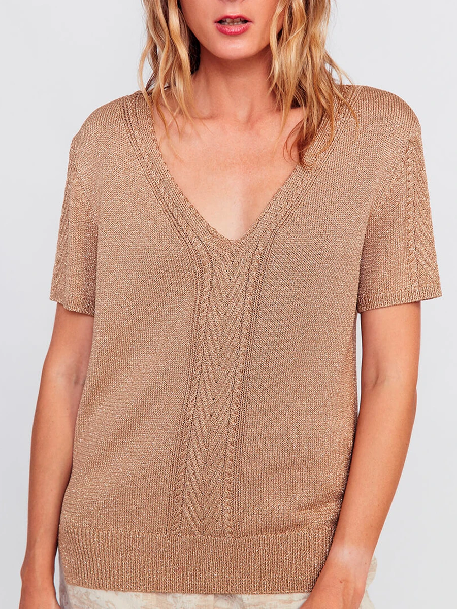 Пуловер из вискозы