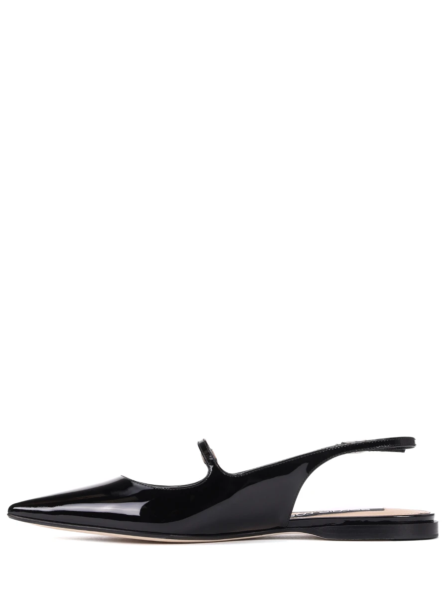 Балетки кожаные