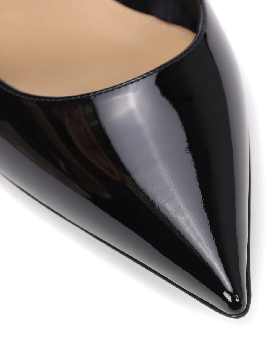 Балетки кожаные