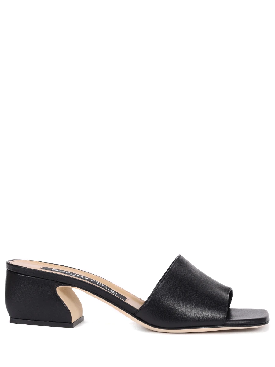 Мюли кожаные