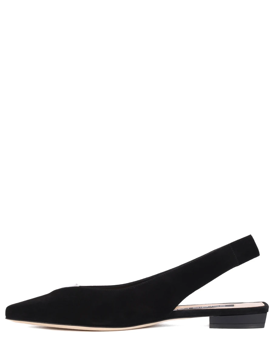 Балетки замшевые