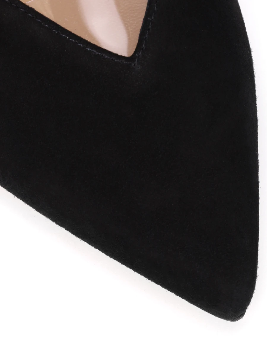 Балетки замшевые