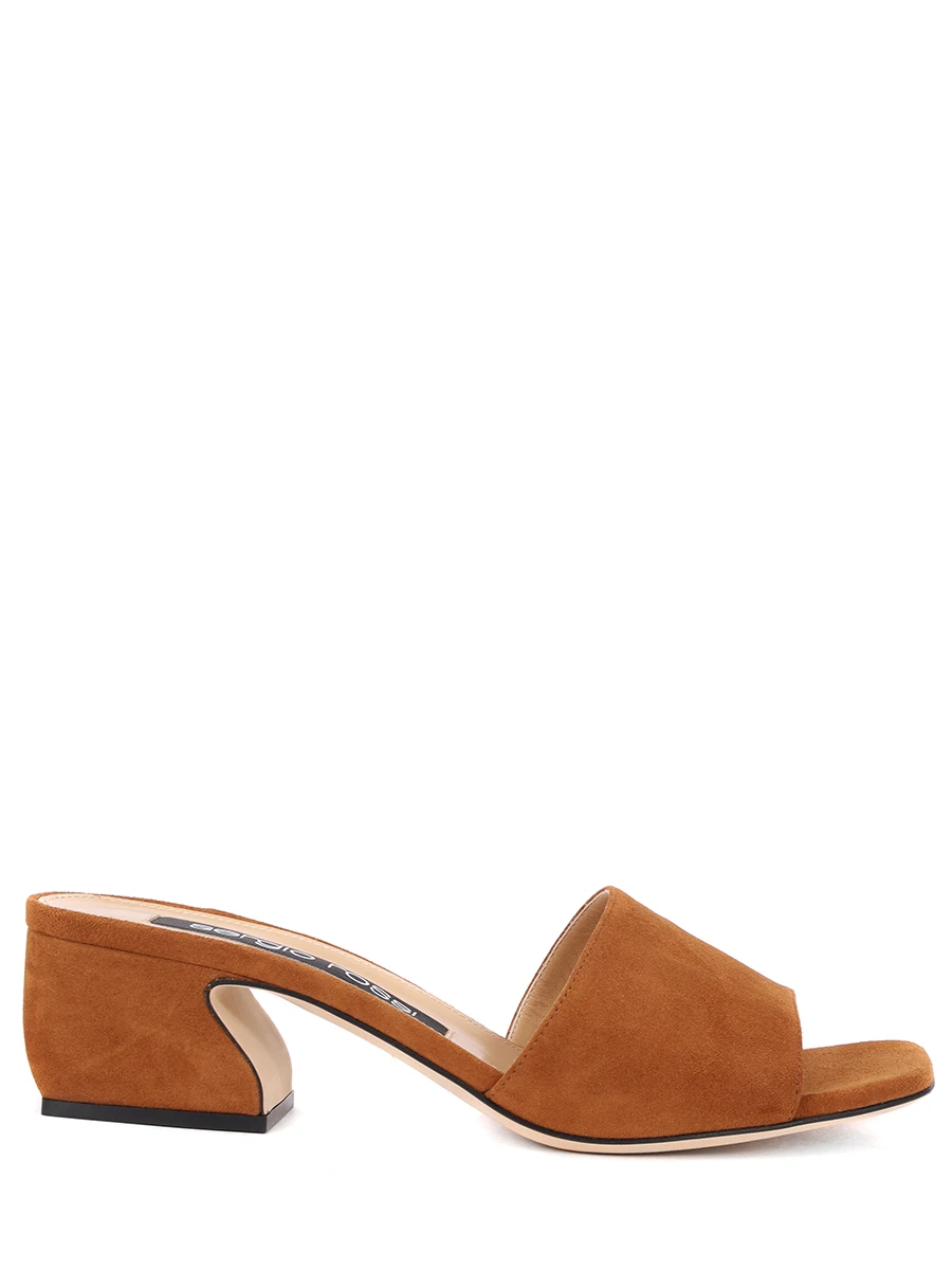 Мюли замшевые