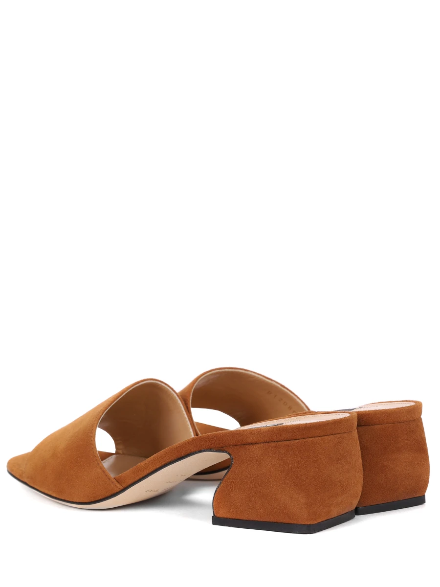 Мюли замшевые