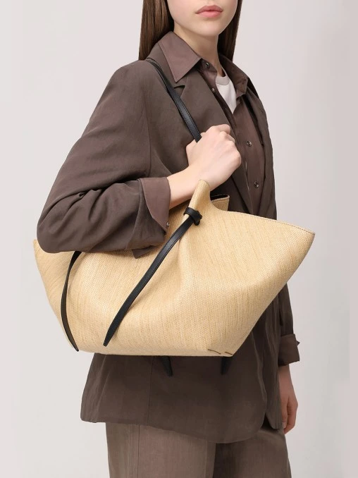 Сумка из рафии Large Mochi YUZEFI