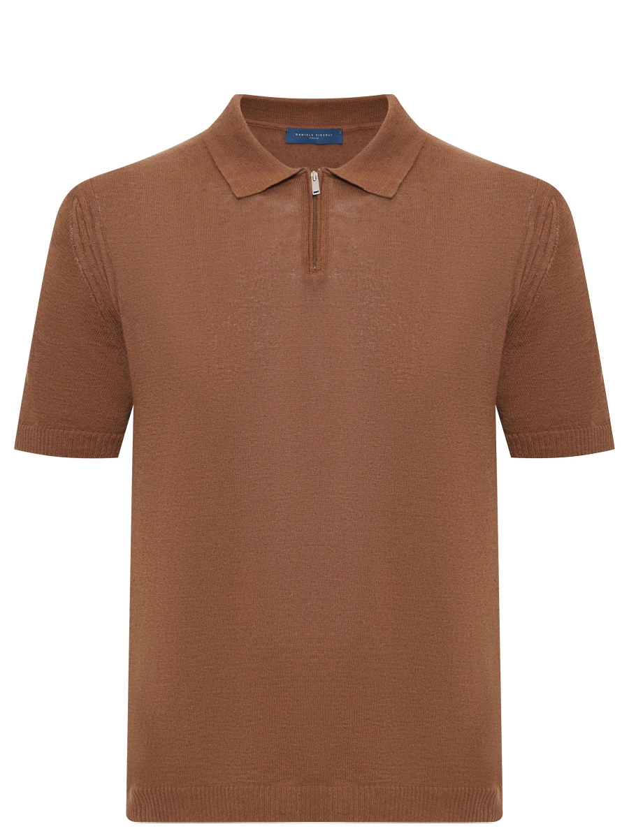 Поло изо льна и хлопка