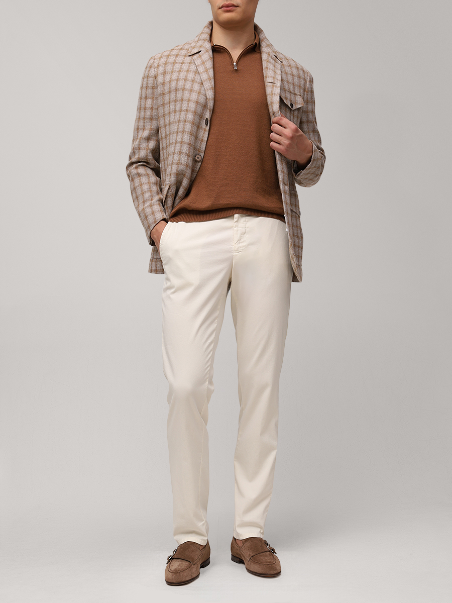 Поло изо льна и хлопка