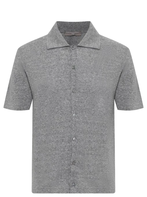 Рубашка изо льна и хлопка DANIELE FIESOLI
