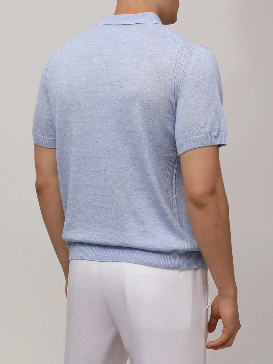 Поло изо льна и хлопка