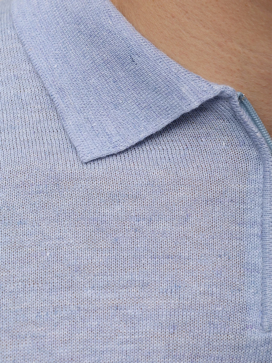 Поло изо льна и хлопка