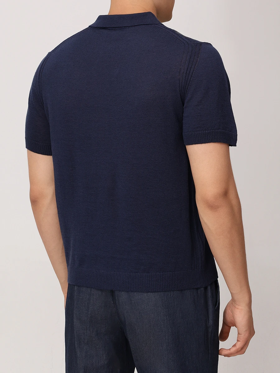 Поло изо льна и хлопка