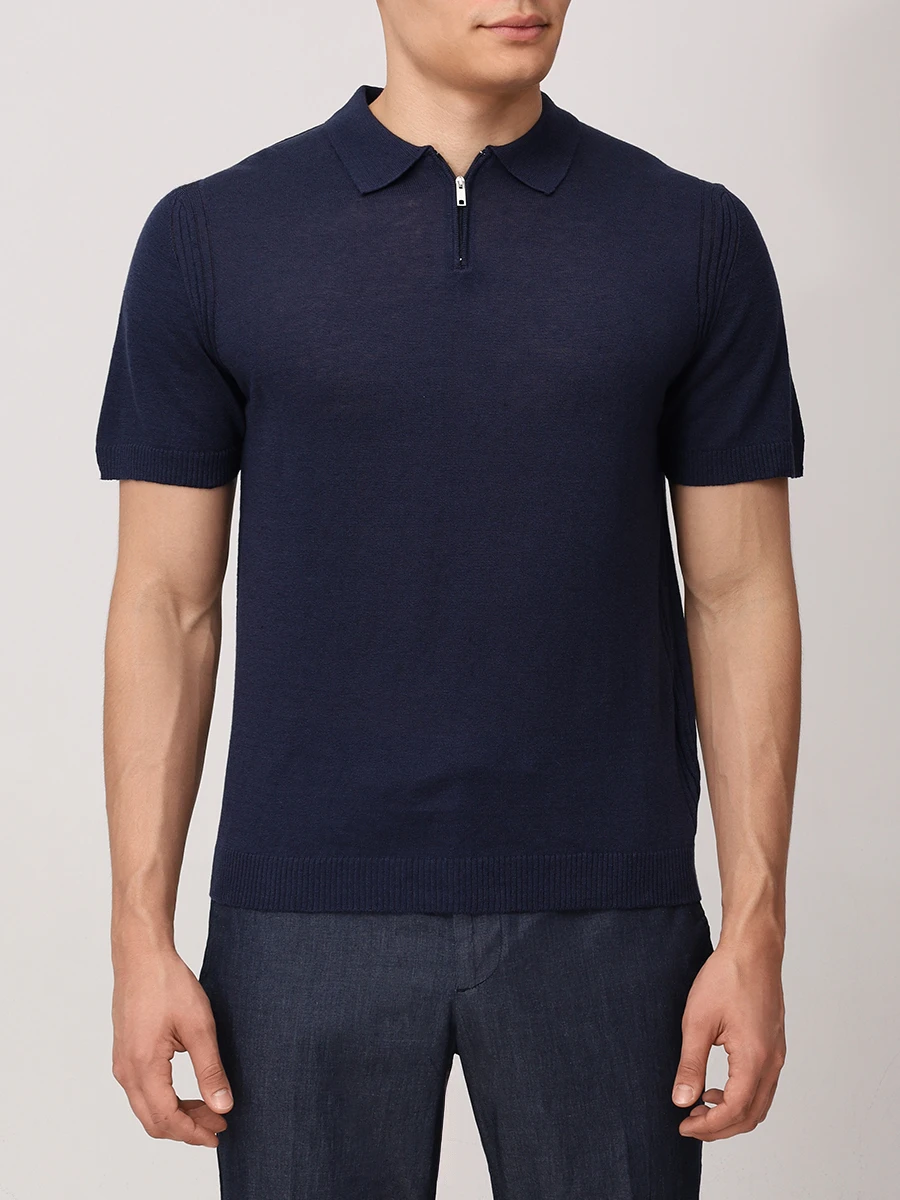 Поло изо льна и хлопка