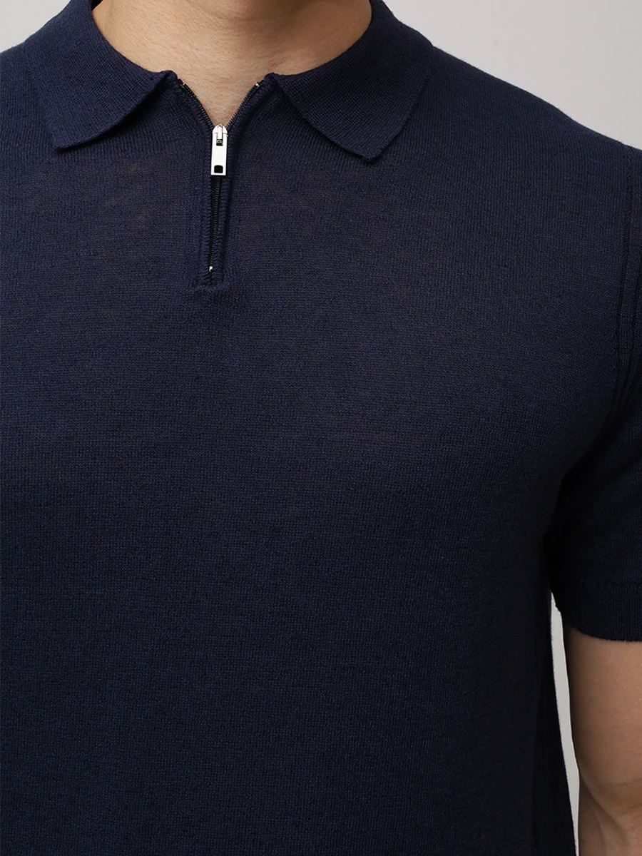 Поло изо льна и хлопка