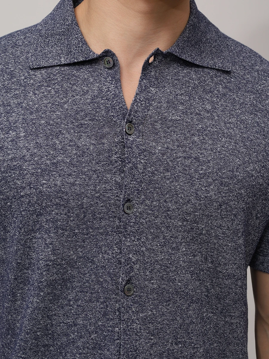 Рубашка из хлопка и льна