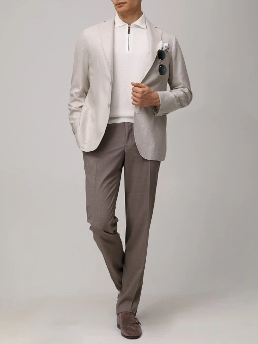 Брюки шерстяные CANALI