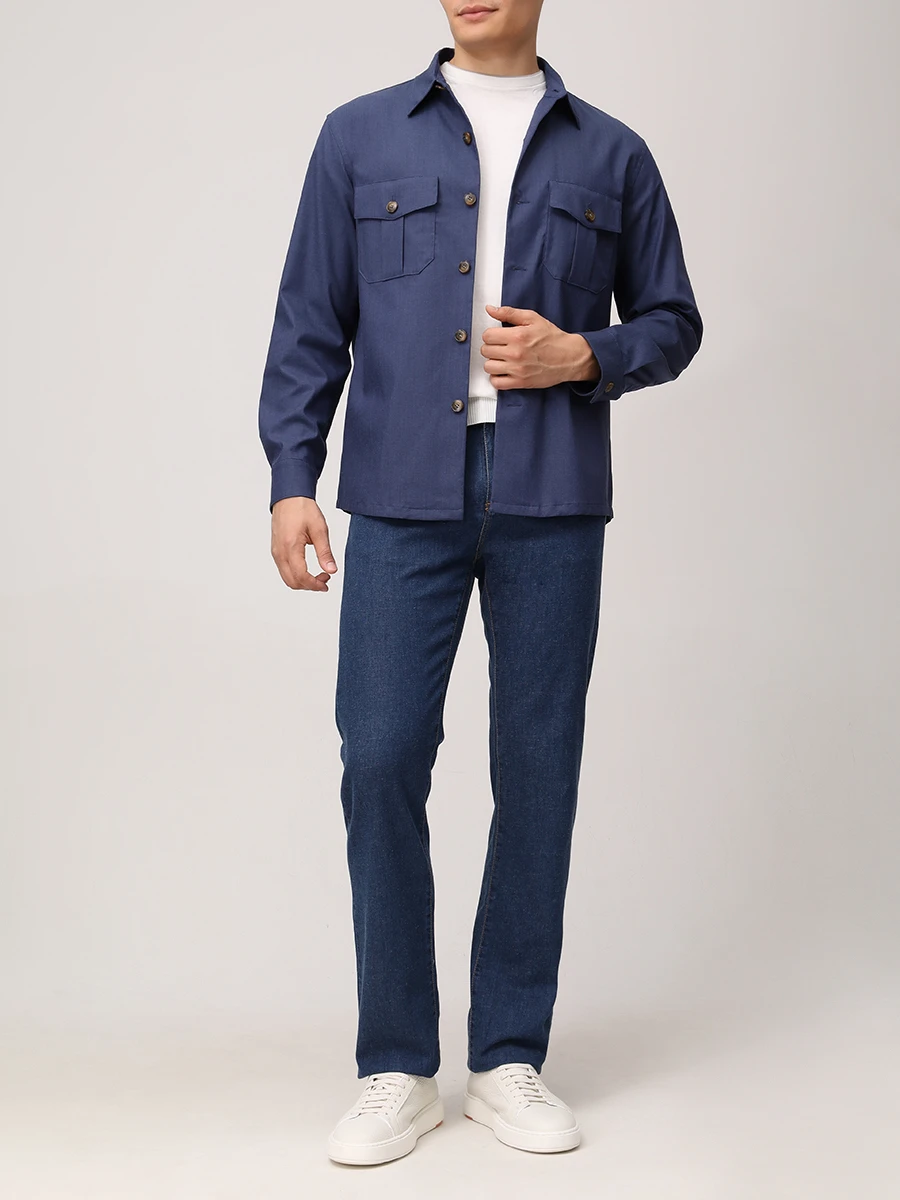 Джинсы Regular Fit из хлопка и лиоцелла