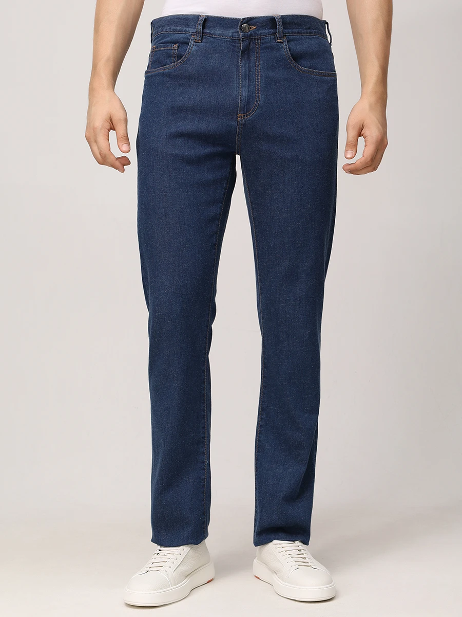 Джинсы Regular Fit из хлопка и лиоцелла