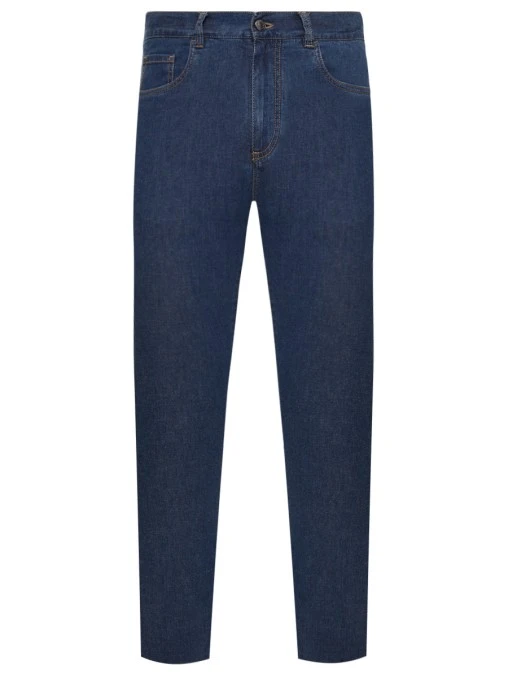 Джинсы Regular Fit из хлопка и лиоцелла CANALI