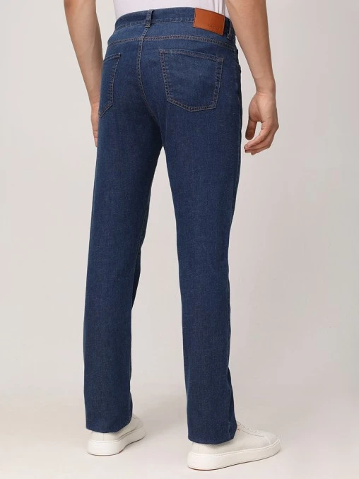 Джинсы Regular Fit из хлопка и лиоцелла CANALI