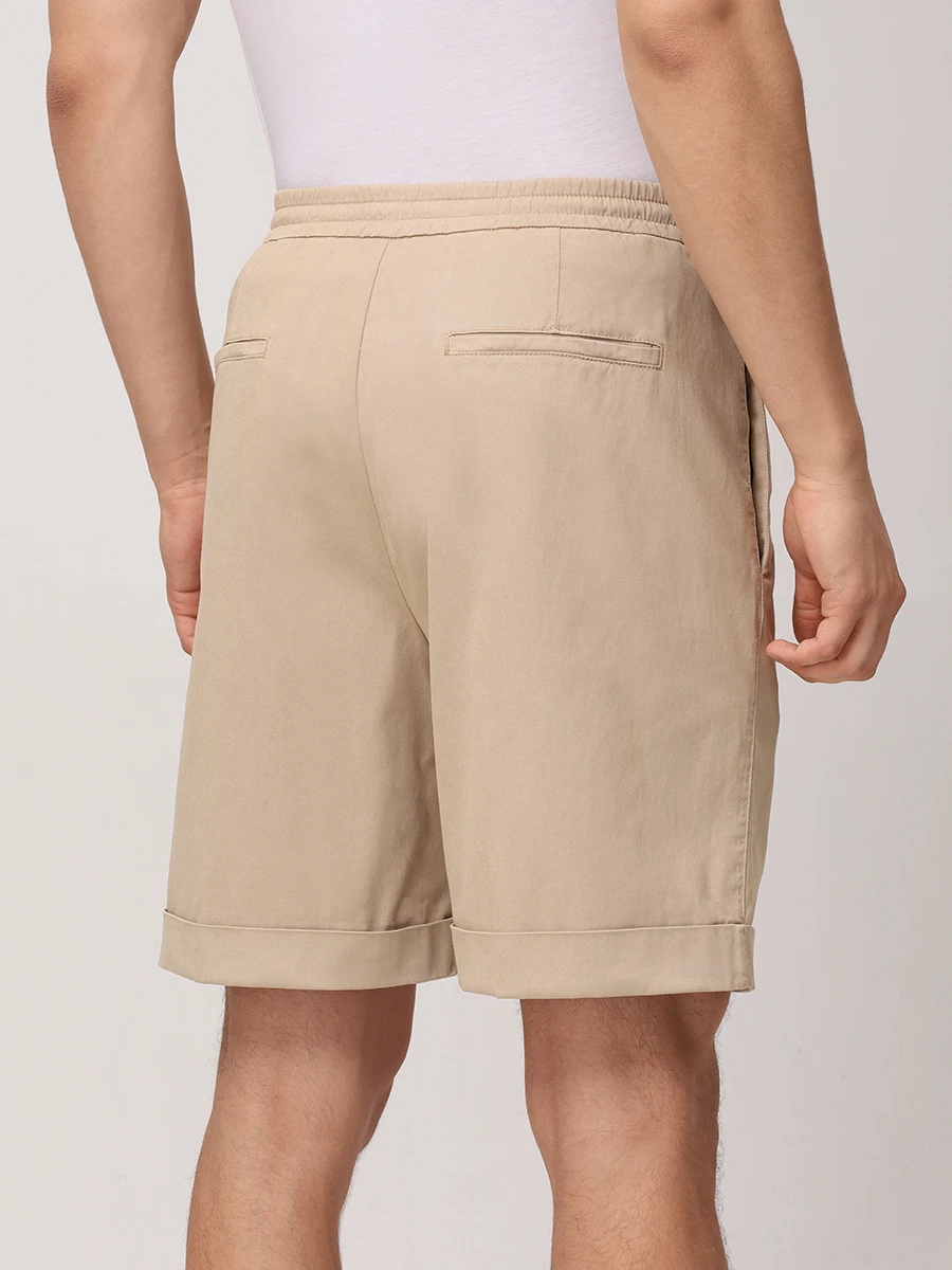 Шорты Regular Fit из лиоцелла и хлопка