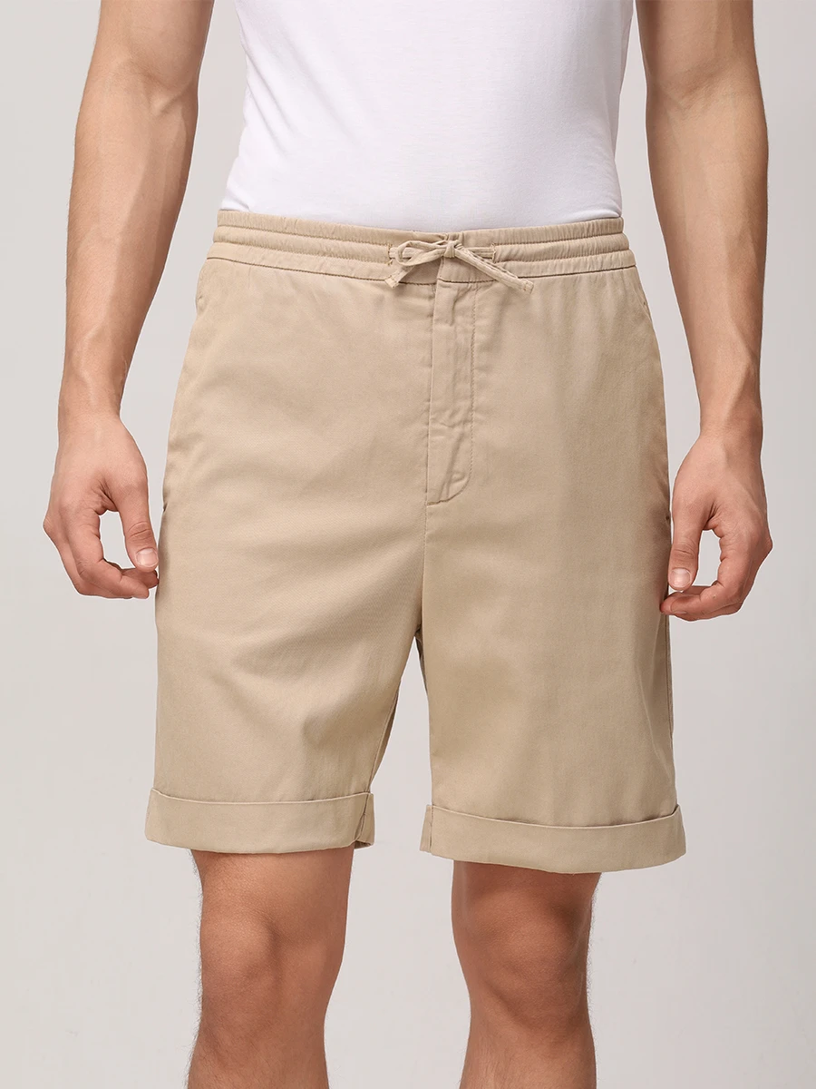 Шорты Regular Fit из лиоцелла и хлопка