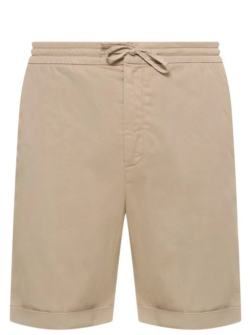 Шорты Regular Fit из лиоцелла и хлопка CANALI