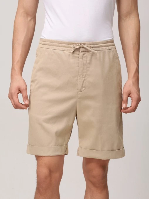 Шорты Regular Fit из лиоцелла и хлопка CANALI