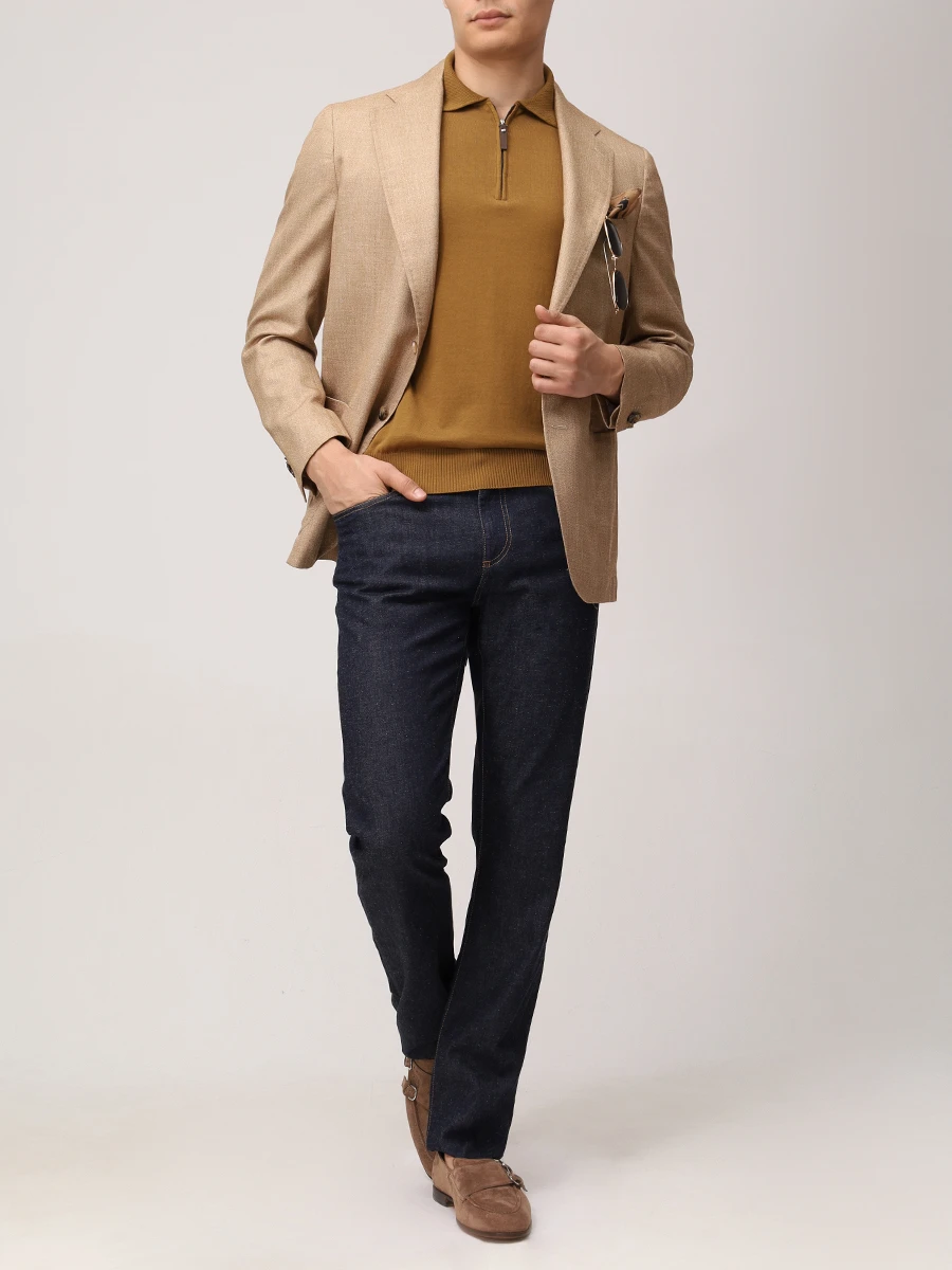 Джинсы Regular Fit из хлопка и лиоцелла