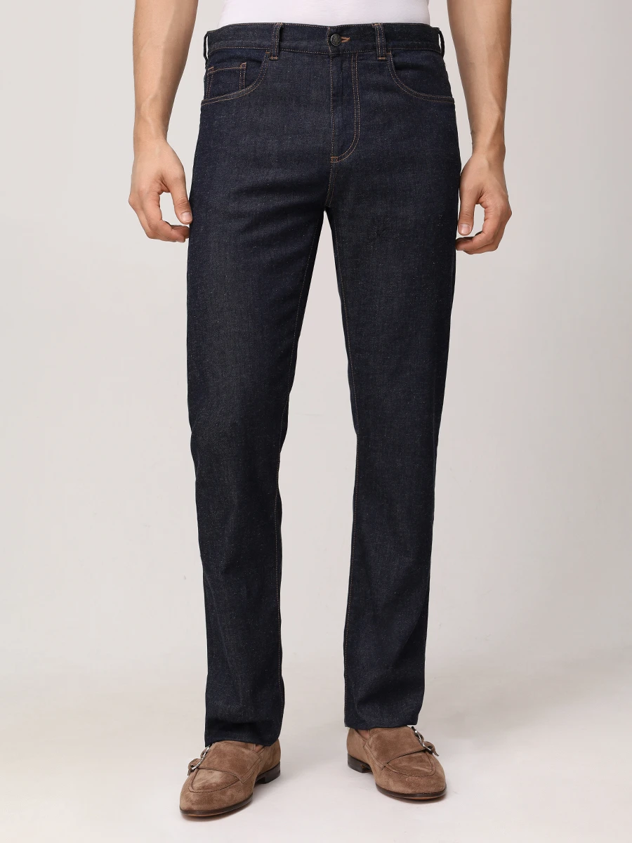 Джинсы Regular Fit из хлопка и лиоцелла