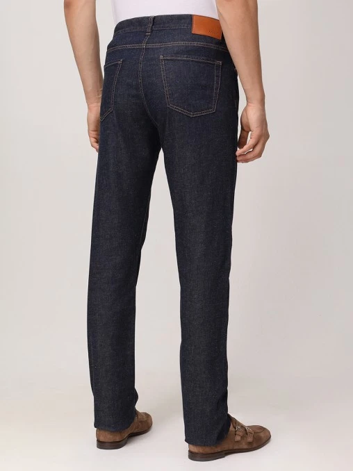Джинсы Regular Fit из хлопка и лиоцелла CANALI