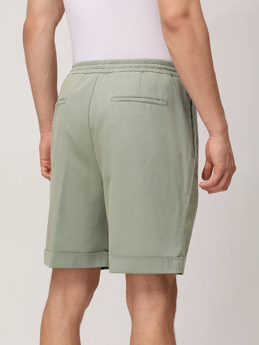 Шорты Regular Fit из лиоцелла и хлопка