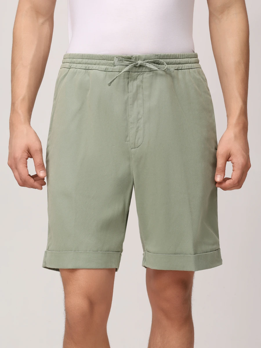 Шорты Regular Fit из лиоцелла и хлопка