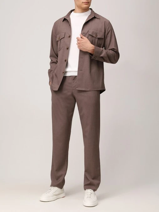 Брюки шерстяные CANALI