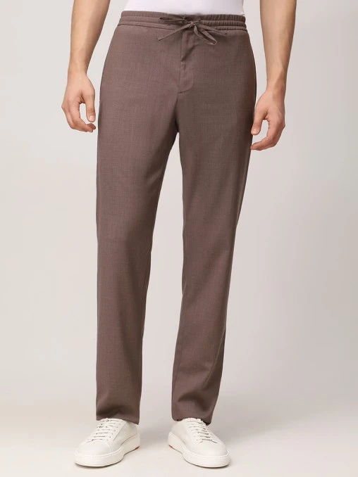 Брюки шерстяные CANALI