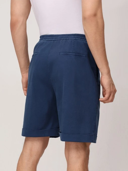 Шорты Regular Fit из лиоцелла и хлопка CANALI