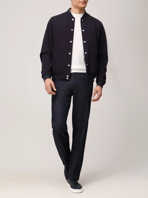 Джинсы Regular Fit из хлопка и лиоцелла CANALI