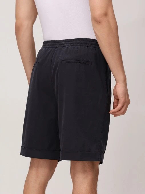 Шорты Regular Fit из лиоцелла и хлопка CANALI