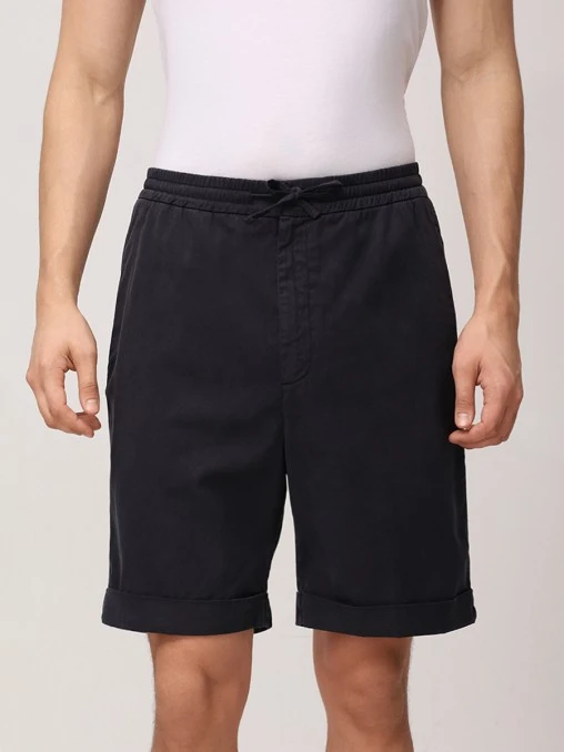 Шорты Regular Fit из лиоцелла и хлопка CANALI