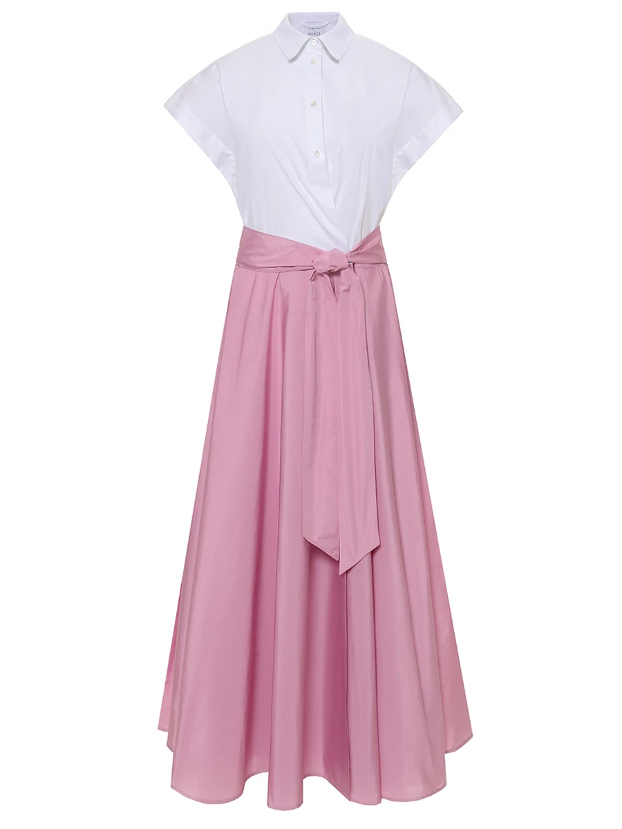 Платье комбинированное